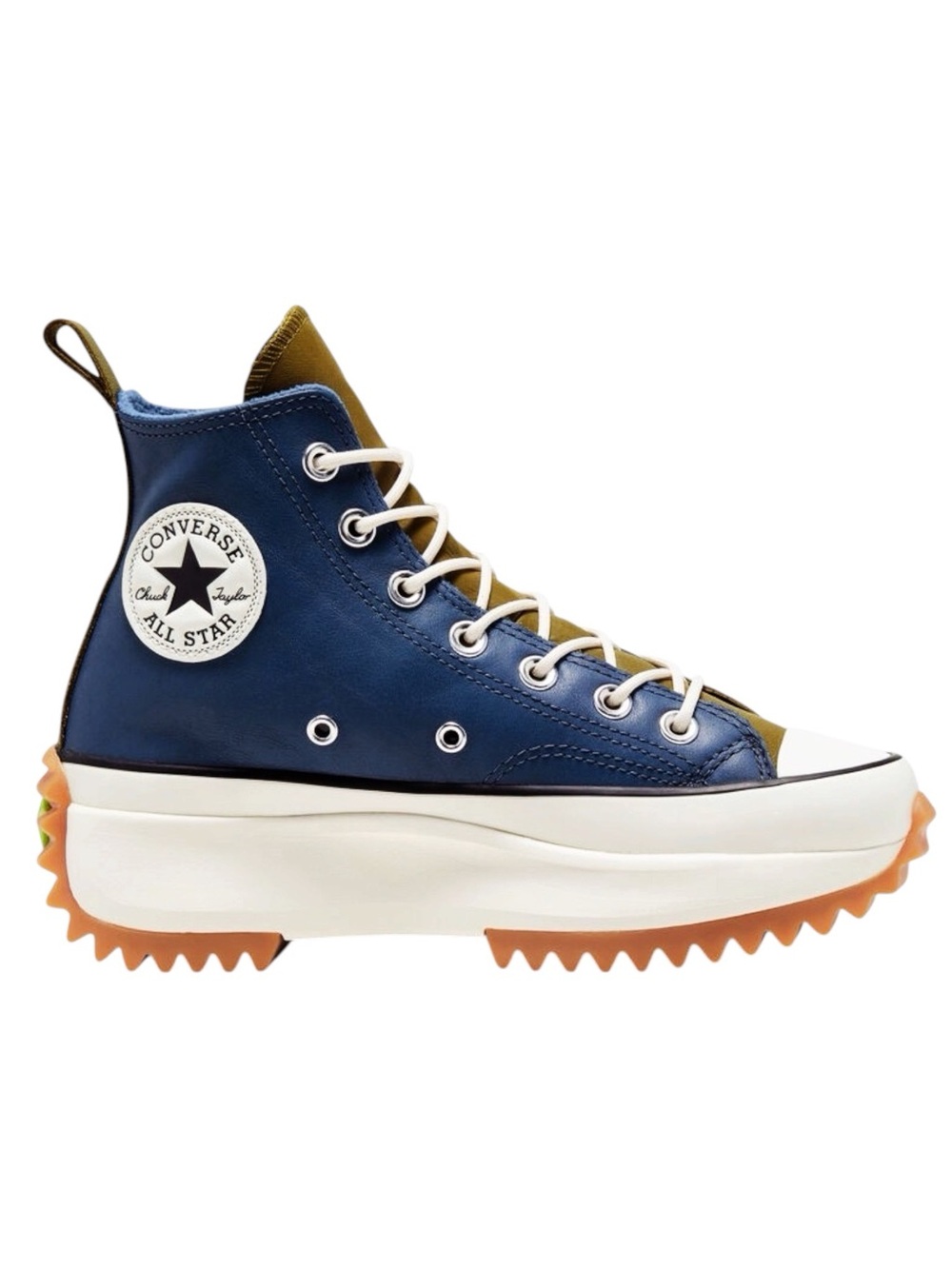 🆕{Converse} Run Star Hike High 'Navy Gum' Platform High-Top Sneakers
